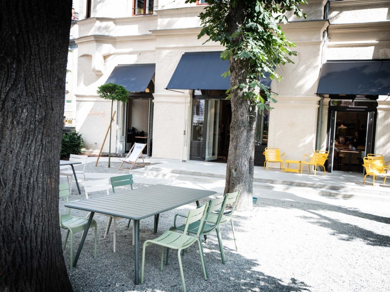 Gastgarten von Martin Auers Schillerhof